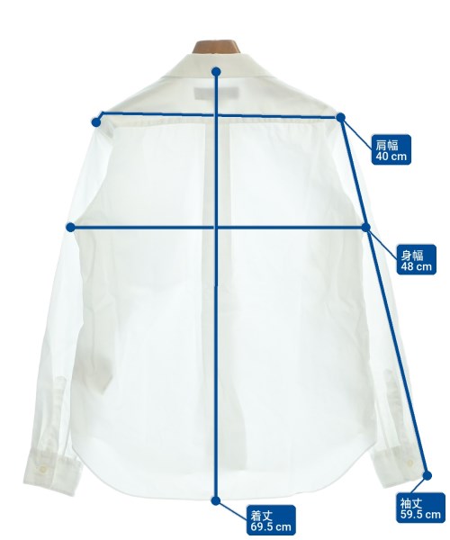 BLACK COMME des GARCONS（ブラックコムデギャルソン）カジュアルシャツ 白 サイズ:S レディース/2200718384203