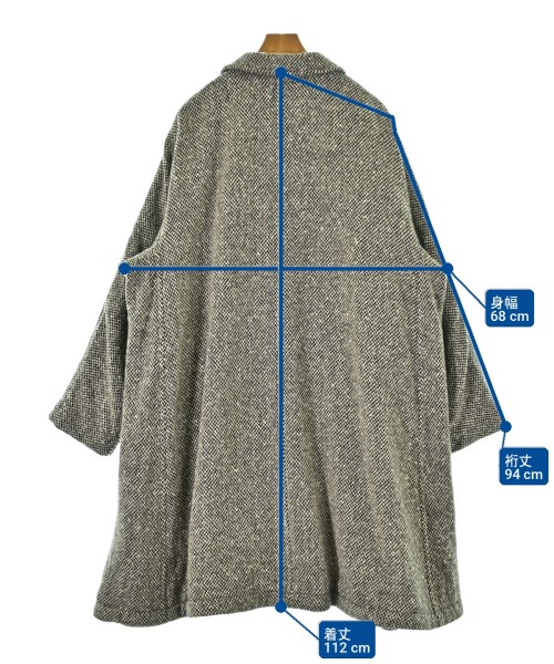 BLACK COMME des GARCONS（ブラックコムデギャルソン）ステンカラーコート 白 サイズ:XL メンズ/2200719385315