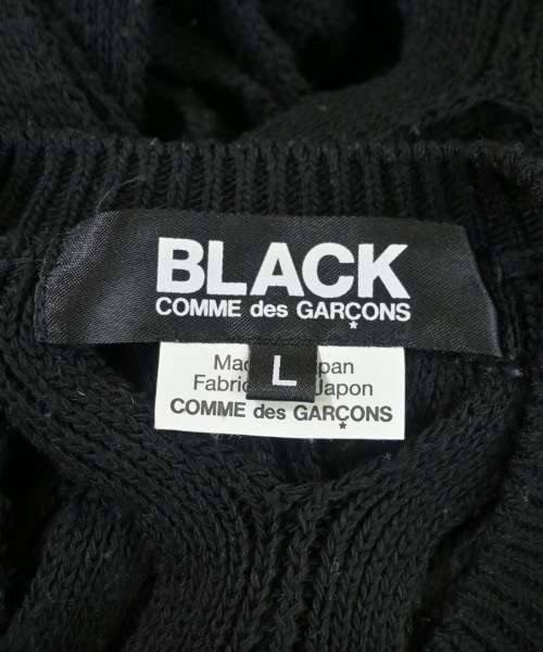 BLACK COMME des GARCONS（ブラックコムデギャルソン）カーディガン 黒 サイズ:L メンズ/2200646903019