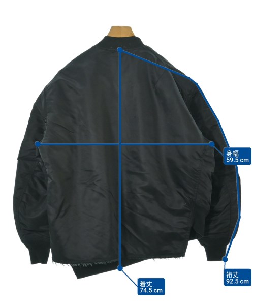 BLACK COMME des GARCONS（ブラックコムデギャルソン）ミリタリーブルゾン 黒 サイズ:M メンズ/2200648923022