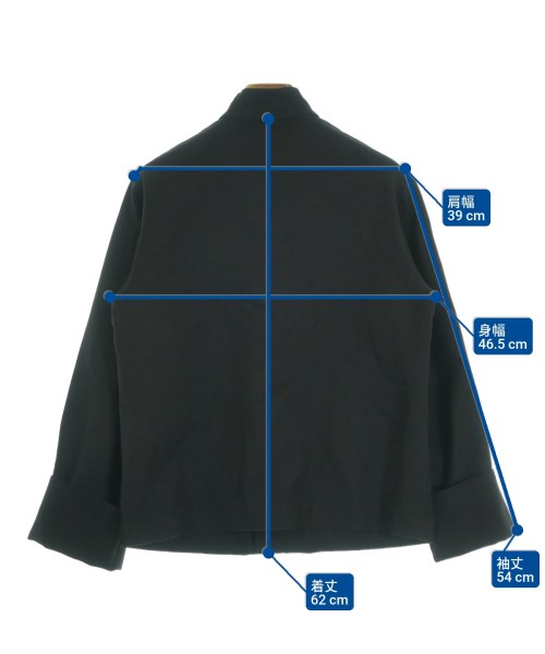 BLACK COMME des GARCONS（ブラックコムデギャルソン）カジュアルジャケット 黒 サイズ:S レディース/2200649228034