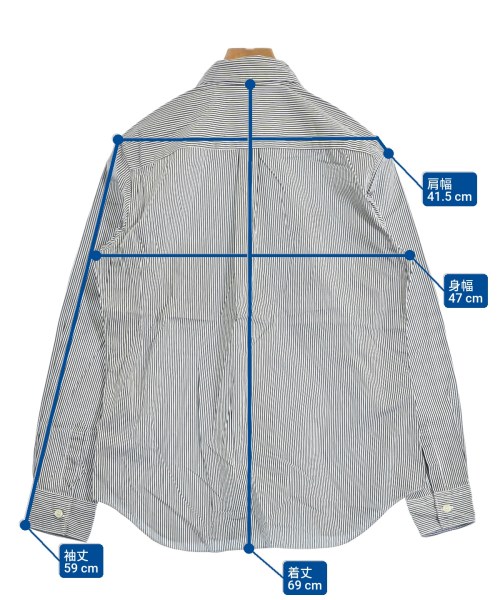 BLACK COMME des GARCONS（ブラックコムデギャルソン）カジュアルシャツ 白 サイズ:M メンズ/2200649463015