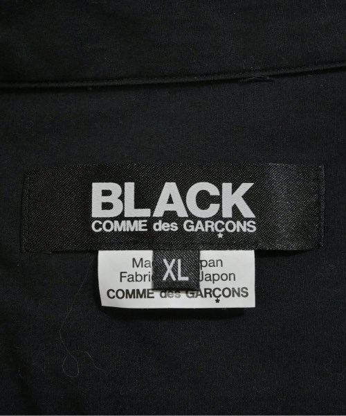 BLACK COMME des GARCONS（ブラックコムデギャルソン）カジュアルシャツ 黒 サイズ:XL メンズ/2200651368070
