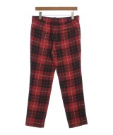 BLACK COMME des GARCONS（ブラックコムデギャルソン）スラックス 赤 サイズ:M レディース/2200651872027