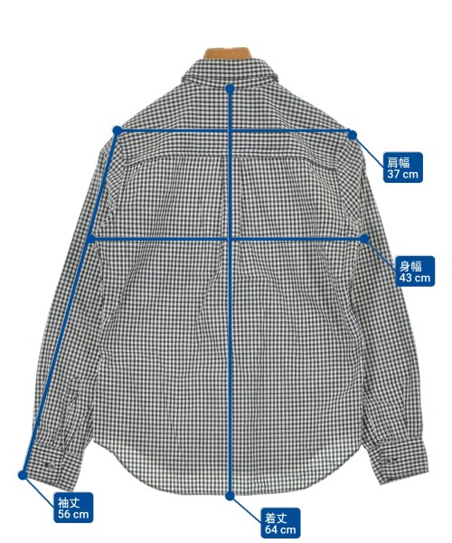 BLACK COMME des GARCONS（ブラックコムデギャルソン）カジュアルシャツ 黒 サイズ:XS メンズ/2200653748016