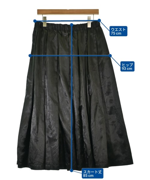 BLACK COMME des GARCONS（ブラックコムデギャルソン）ひざ丈スカート 黒 サイズ:M レディース/2200653957043