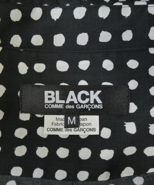 BLACK COMME des GARCONS（ブラックコムデギャルソン）カジュアルシャツ 黒 サイズ:M メンズ/2200654310045