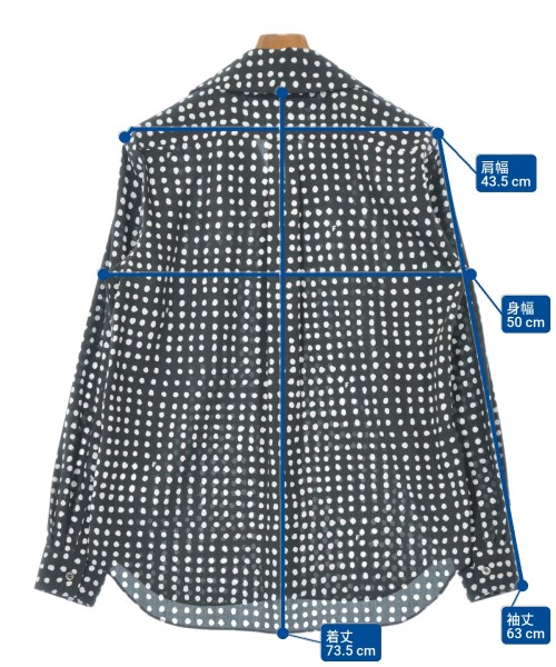 BLACK COMME des GARCONS（ブラックコムデギャルソン）カジュアルシャツ 黒 サイズ:M メンズ/2200654310045