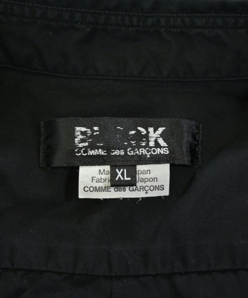 BLACK COMME des GARCONS（ブラックコムデギャルソン）カジュアルシャツ 黒 サイズ:XL メンズ/2200702637025