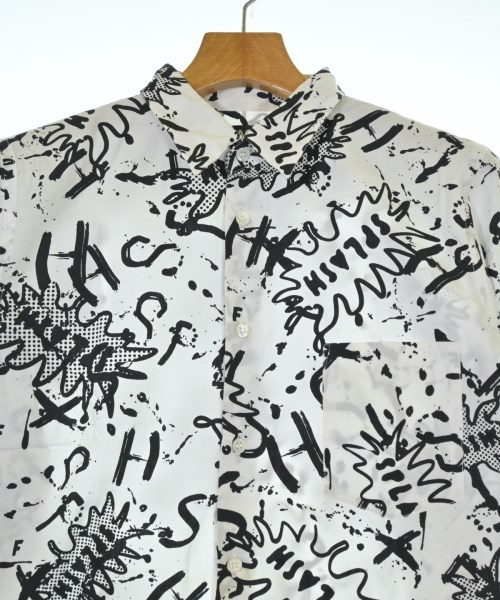BLACK COMME des GARCONS（ブラックコムデギャルソン）カジュアルシャツ 白 サイズ:M メンズ/2200702732072