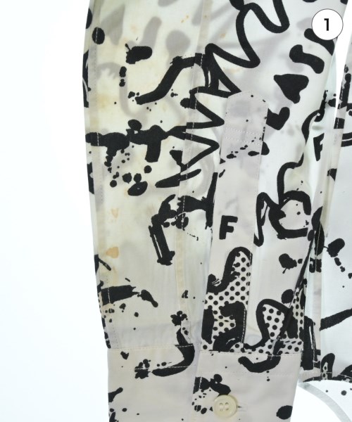 BLACK COMME des GARCONS（ブラックコムデギャルソン）カジュアルシャツ 白 サイズ:M メンズ/2200702732072