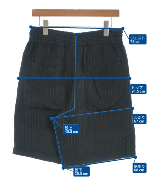 BLACK COMME des GARCONS（ブラックコムデギャルソン）ショートパンツ 黒 サイズ:S メンズ/2200702999031