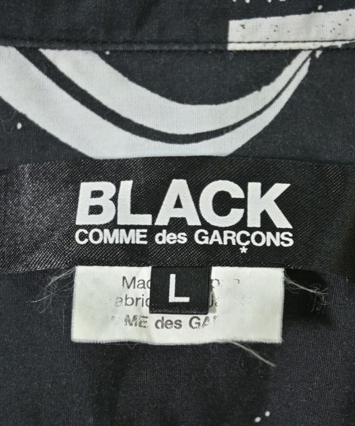 BLACK COMME des GARCONS（ブラックコムデギャルソン）カジュアルシャツ 黒 サイズ:L メンズ/2200703196057