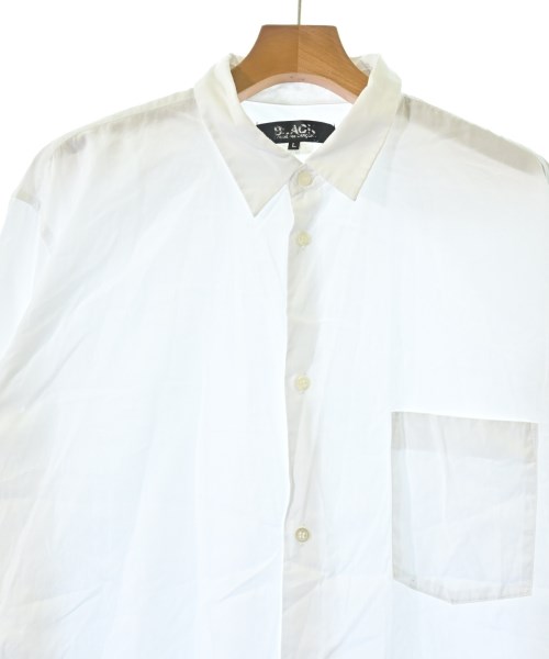 BLACK COMME des GARCONS（ブラックコムデギャルソン）カジュアルシャツ 白 サイズ:L メンズ/2200703252036