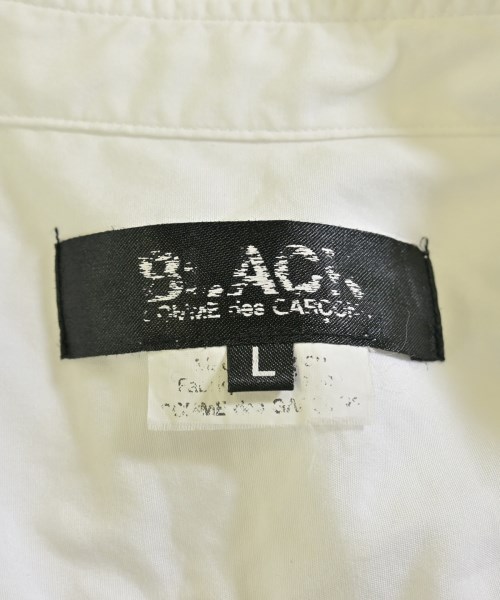 BLACK COMME des GARCONS（ブラックコムデギャルソン）カジュアルシャツ 白 サイズ:L メンズ/2200703252036