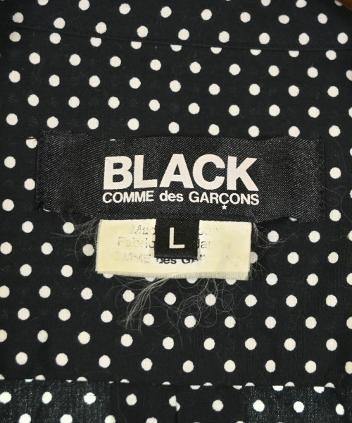 BLACK COMME des GARCONS（ブラックコムデギャルソン）カジュアルシャツ 黒 サイズ:L レディース/2200704136021