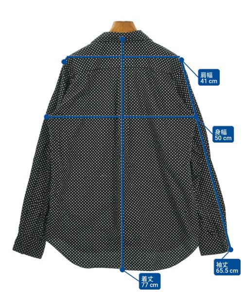 BLACK COMME des GARCONS（ブラックコムデギャルソン）カジュアルシャツ 黒 サイズ:L レディース/2200704136021