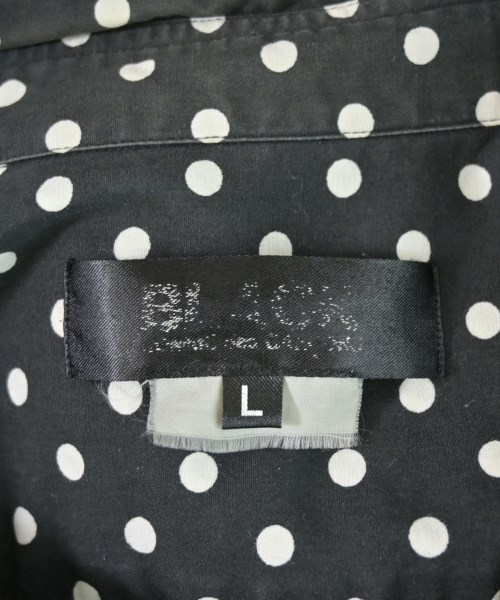 BLACK COMME des GARCONS（ブラックコムデギャルソン）カジュアルシャツ 黒 サイズ:L メンズ/2200704425057