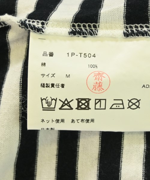 BLACK COMME des GARCONS（ブラックコムデギャルソン）Tシャツ・カットソー 黒 サイズ:M メンズ/2200705344036
