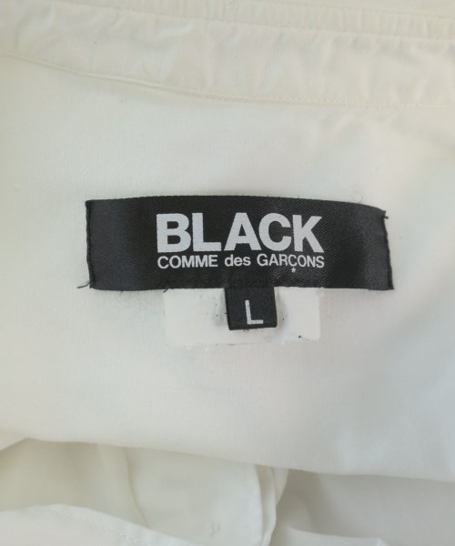 BLACK COMME des GARCONS（ブラックコムデギャルソン）カジュアルシャツ 白 サイズ:L メンズ/2200705623230