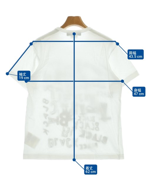 BLACK COMME des GARCONS（ブラックコムデギャルソン）Tシャツ・カットソー 白 サイズ:L レディース/2200706984071
