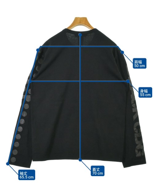 BLACK COMME des GARCONS（ブラックコムデギャルソン）Tシャツ・カットソー 黒 サイズ:XXL メンズ/2200705107020