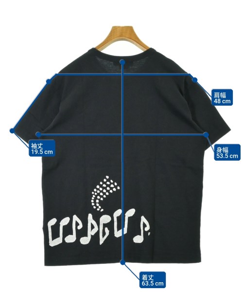 BLACK COMME des GARCONS（ブラックコムデギャルソン）Tシャツ・カットソー 黒 サイズ:XL メンズ/2200709093169