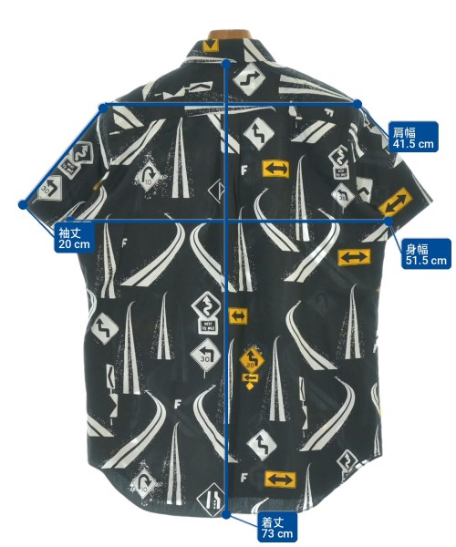 BLACK COMME des GARCONS（ブラックコムデギャルソン）カジュアルシャツ 黒 サイズ:M メンズ/2200709316015