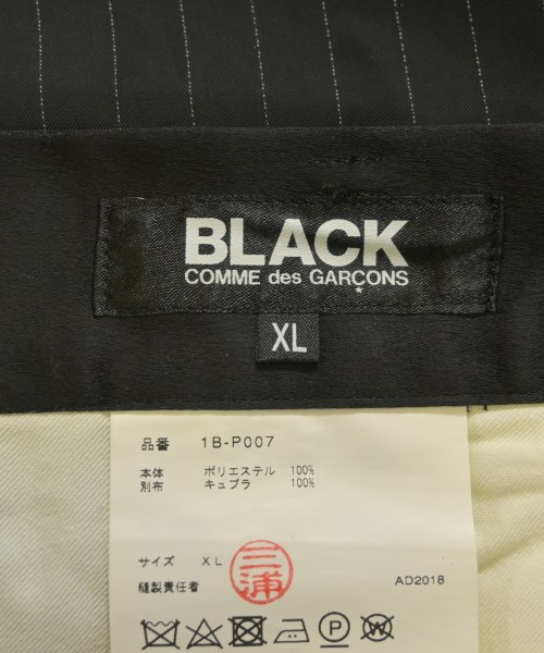 BLACK COMME des GARCONS（ブラックコムデギャルソン）ショートパンツ 黒 サイズ:XL メンズ/2200661398104