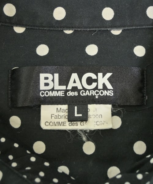 BLACK COMME des GARCONS（ブラックコムデギャルソン）カジュアルシャツ 黒 サイズ:L メンズ/2200664760243
