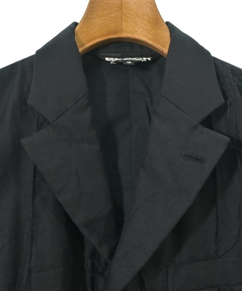 BLACK COMME des GARCONS（ブラックコムデギャルソン）カジュアルジャケット 黒 サイズ:S レディース/2200665523021