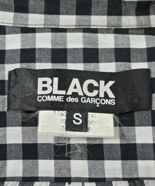 BLACK COMME des GARCONS（ブラックコムデギャルソン）カジュアルシャツ 黒 サイズ:S レディース/2200665523052