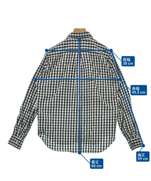 BLACK COMME des GARCONS（ブラックコムデギャルソン）カジュアルシャツ 黒 サイズ:S レディース/2200665523052