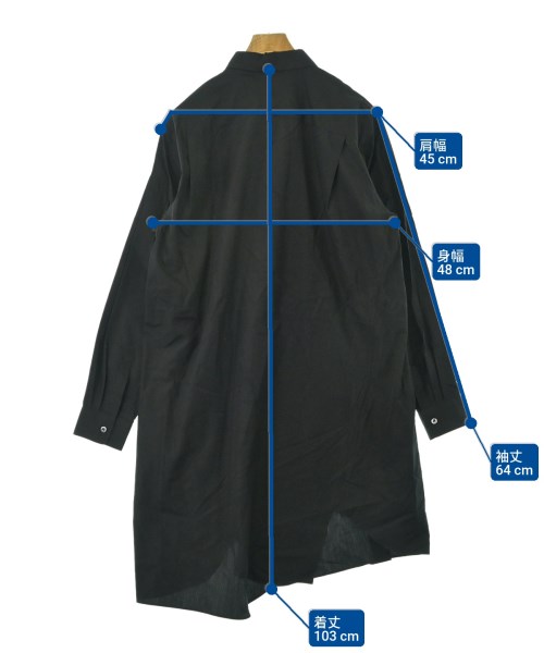 BLACK COMME des GARCONS（ブラックコムデギャルソン）カジュアルシャツ 黒 サイズ:L メンズ/2200662662174