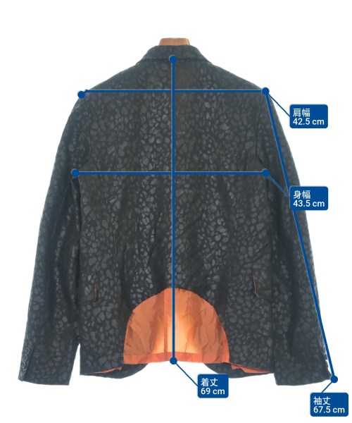 BLACK COMME des GARCONS（ブラックコムデギャルソン）カジュアルジャケット 黒 サイズ:M メンズ/2200666401137