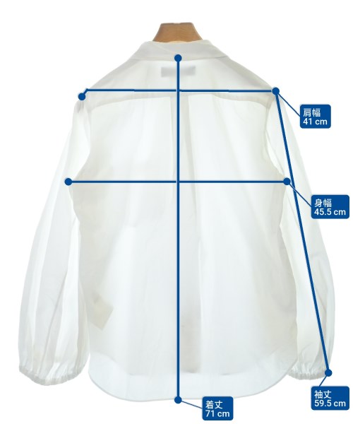 BLACK COMME des GARCONS（ブラックコムデギャルソン）カジュアルシャツ 白 サイズ:M メンズ/2200666741028