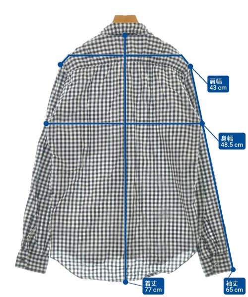 BLACK COMME des GARCONS（ブラックコムデギャルソン）カジュアルシャツ 白 サイズ:L メンズ/2200667263048