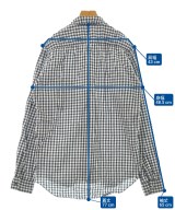 BLACK COMME des GARCONS（ブラックコムデギャルソン）カジュアルシャツ 白 サイズ:L メンズ/2200667263048