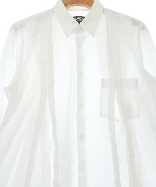 BLACK COMME des GARCONS（ブラックコムデギャルソン）カジュアルシャツ 白 サイズ:L メンズ/2200663348206