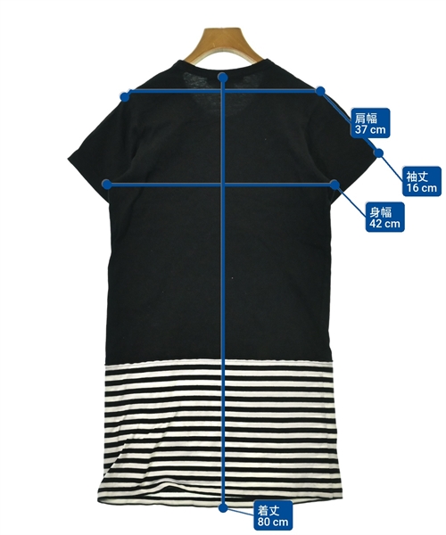 BLACK COMME des GARCONS（ブラックコムデギャルソン）Tシャツ・カットソー 黒 サイズ:S レディース/2200668007016