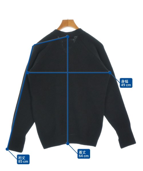 BLACK COMME des GARCONS（ブラックコムデギャルソン）カーディガン 黒 サイズ:L メンズ/2200667919013