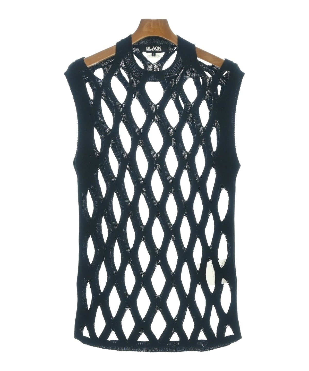 コムデギャルソン　半袖　ニット　黒　Ｓ　ブラック　2013 BLACK COMME des GARCONS（ブラックコムデギャルソン）ニット