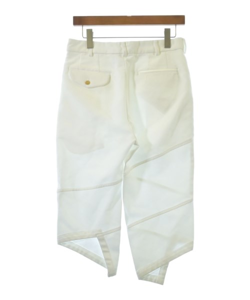 BLACK COMME des GARCONS（ブラックコムデギャルソン）クロップドパンツ 白 サイズ:S レディース/2200667468146