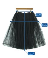 BLACK COMME des GARCONS（ブラックコムデギャルソン）ひざ丈スカート 黒 サイズ:S レディース/2200668072168