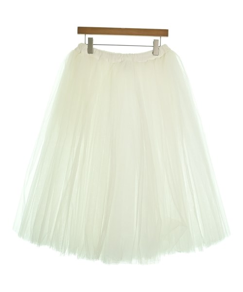 BLACK COMME des GARCONS（ブラックコムデギャルソン）ひざ丈スカート 白 サイズ:2(M位) レディース/2200668072175