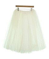 BLACK COMME des GARCONS（ブラックコムデギャルソン）ひざ丈スカート 白 サイズ:2(M位) レディース/2200668072175