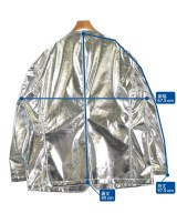 BLACK COMME des GARCONS（ブラックコムデギャルソン）カジュアルジャケット シルバー サイズ:M メンズ/2200669978025