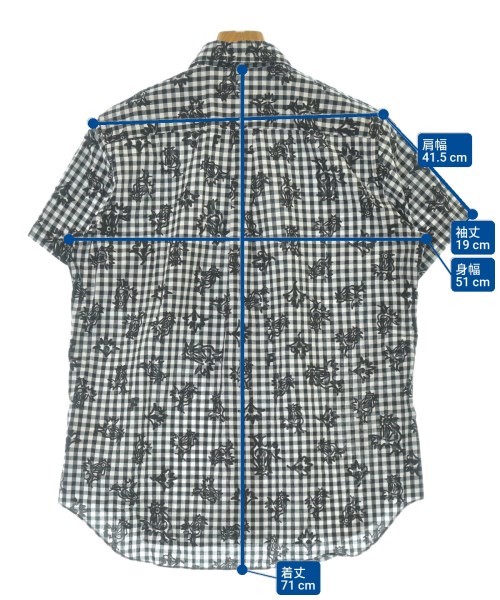 BLACK COMME des GARCONS（ブラックコムデギャルソン）カジュアルシャツ 黒 サイズ:M メンズ/2200669839067