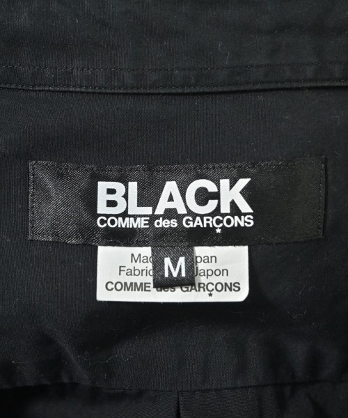 BLACK COMME des GARCONS（ブラックコムデギャルソン）カジュアルシャツ 黒 サイズ:M メンズ/2200671525057