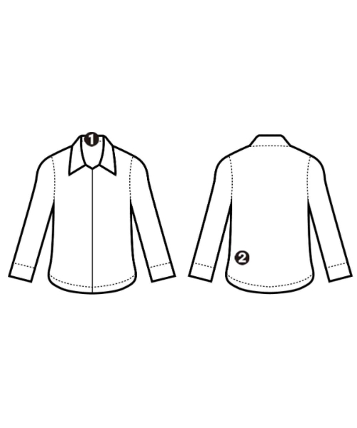 BLACK COMME des GARCONS（ブラックコムデギャルソン）カジュアルシャツ 白 サイズ:S メンズ/2200725634049